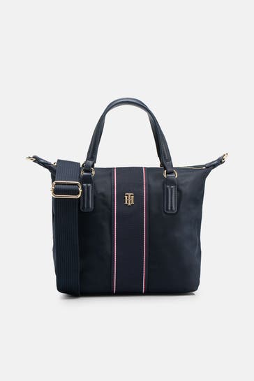 TOMMY HILFIGER Handtasche 'Poppy' nachtblau