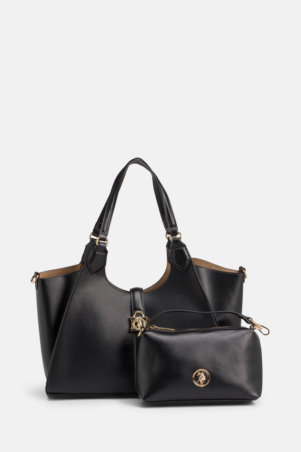 U.S. POLO ASSN. 2-in-1 Schultertasche 'Phoenix' schwarz, Bild 1