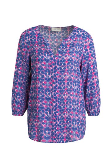 CARTOON Blusenshirt gemustert 