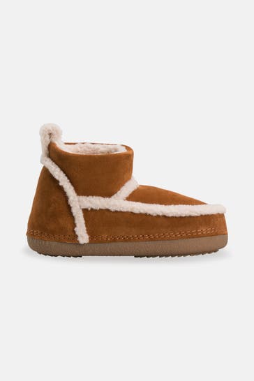 INUIKII Winterstiefel 'Classic Shearling Low' cognac
