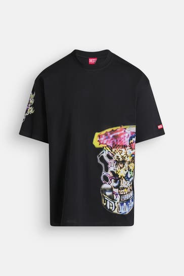 DIESEL T-Shirt schwarz