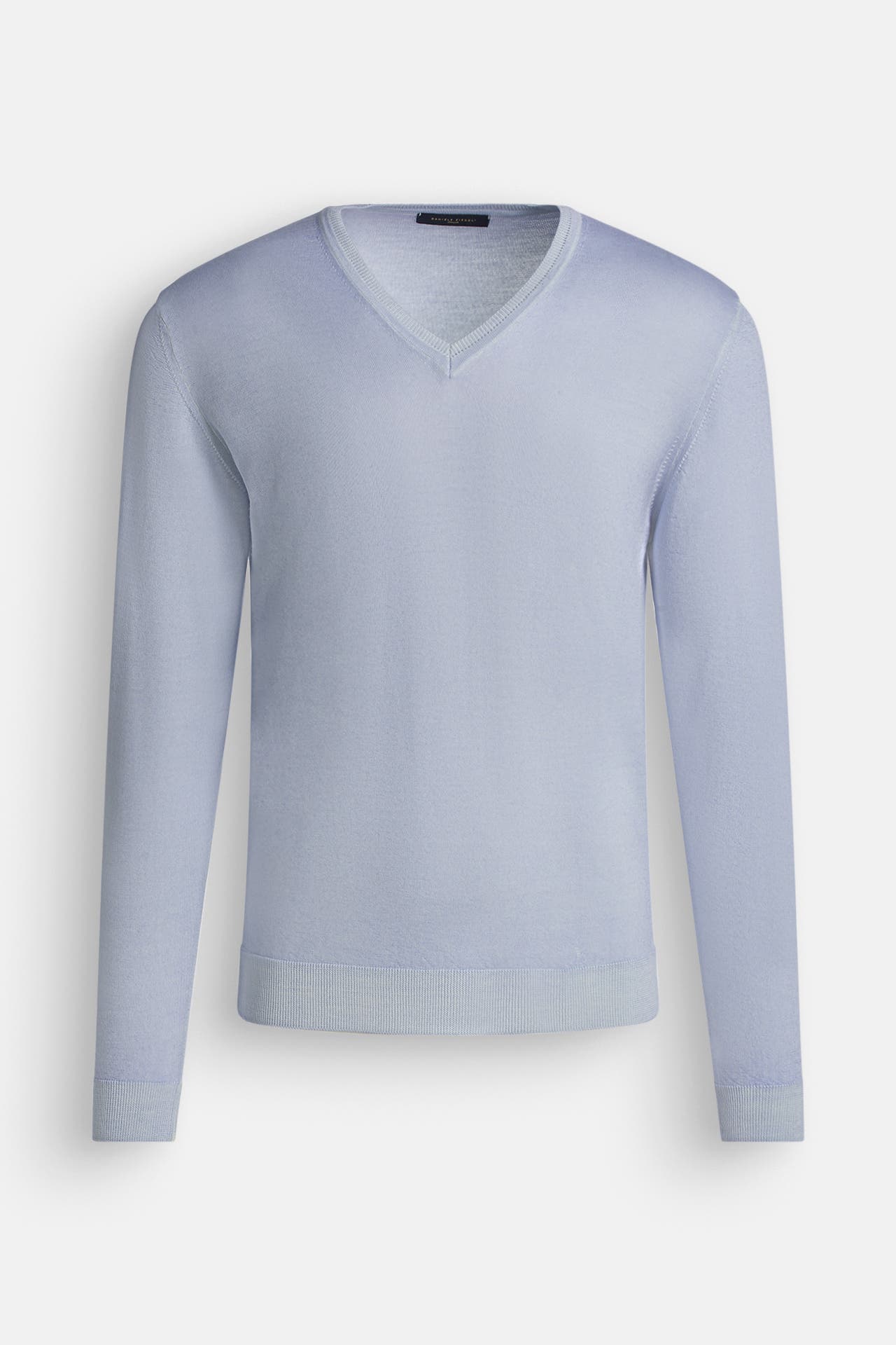 DANIELE FIESOLI Strickpullover hellblau, Bild 1