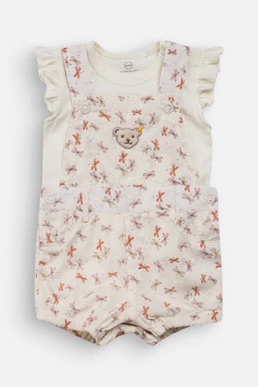 STEIFF Set: T-Shirt und Latzhose