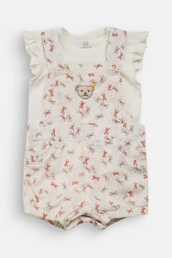 STEIFF Set: T-Shirt und Latzhose