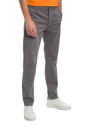 BOSS ORANGE Chino 'Taber' grau