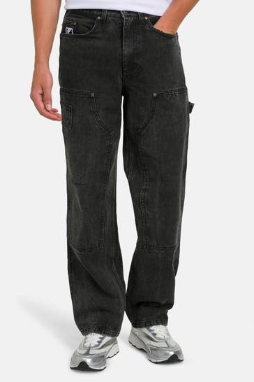 KARL KANI Jeans dunkelgrau baggy