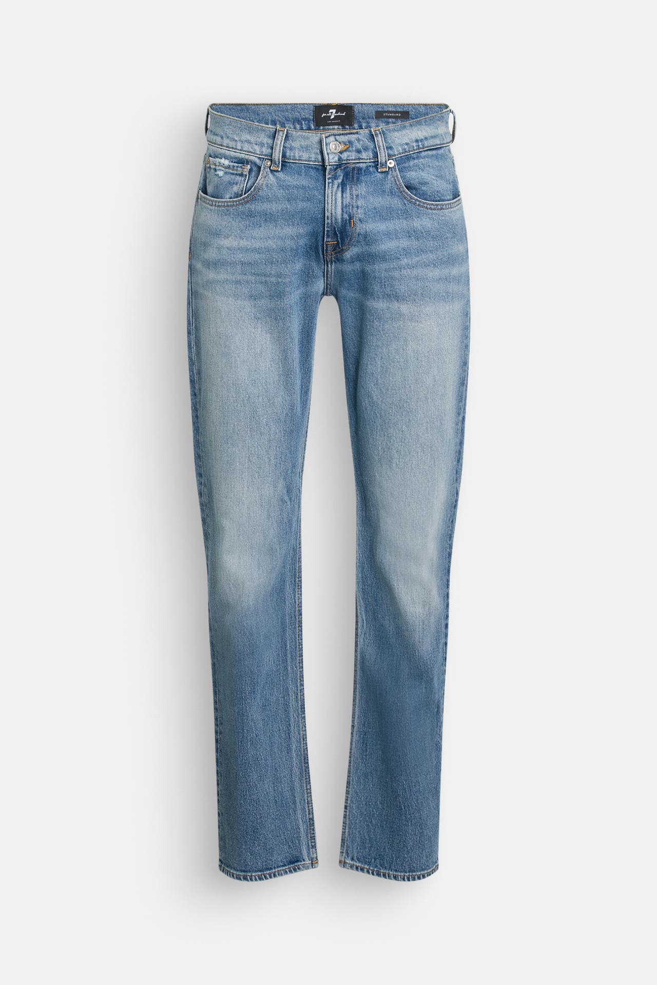 7 FOR ALL MANKIND Jeans hellblau straight, Bild 1
