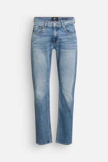 7 FOR ALL MANKIND Jeans hellblau straight