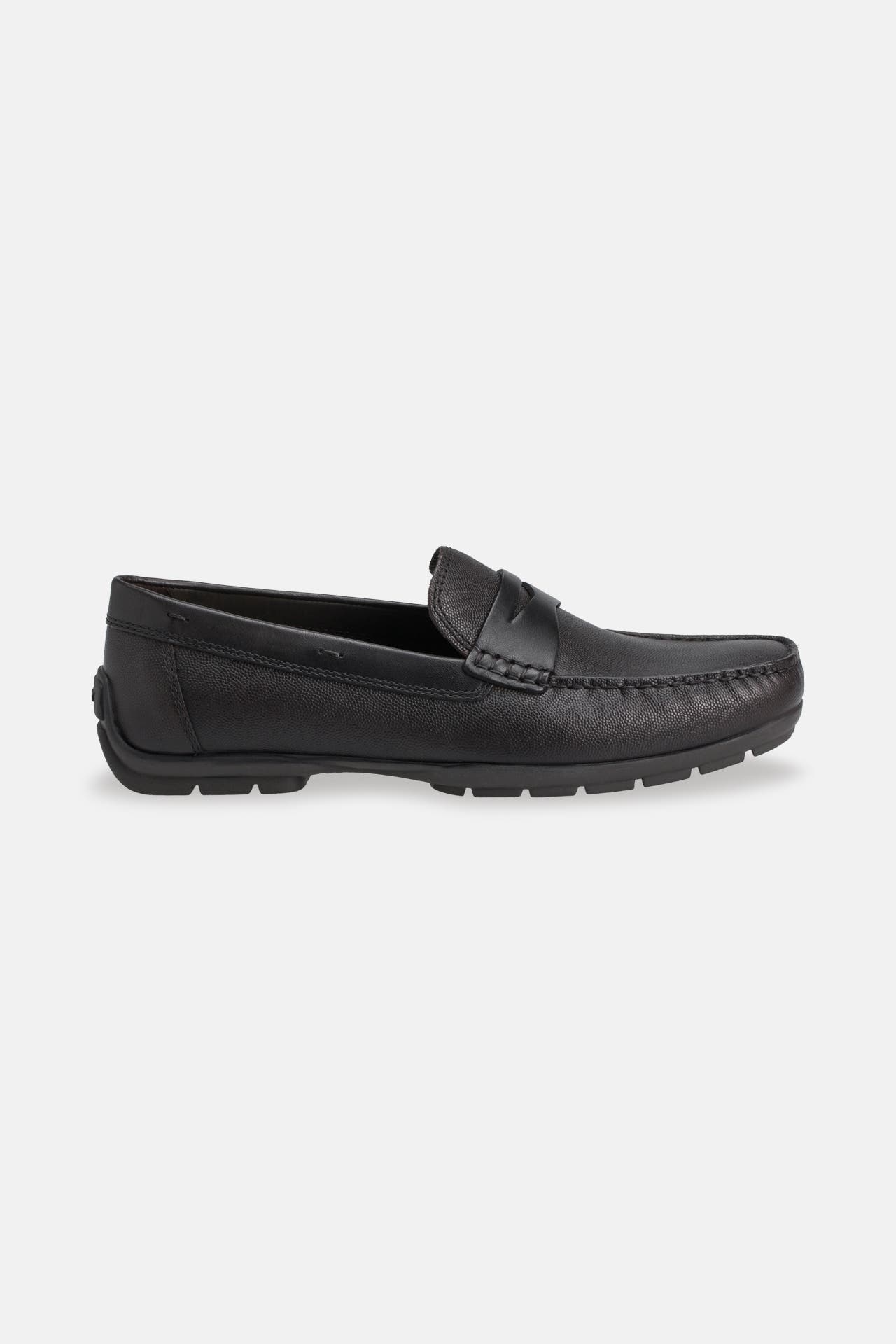 GEOX Leder-Slipper 'Moner' schwarzbraun, Bild 1