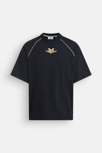 CARLO COLUCCI T-Shirt 'Cards of Colucci' schwarz