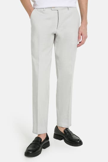 BALDESSARINI Leinenmix-Hose 'Massa' perlmut