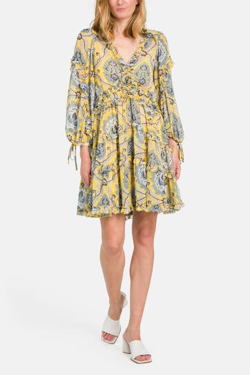 CLAIRE LUISE Mini-Kleid gemustert