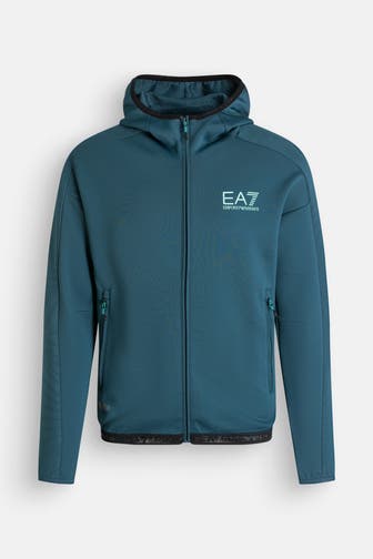 EA7 Übergangsjacke azurblau