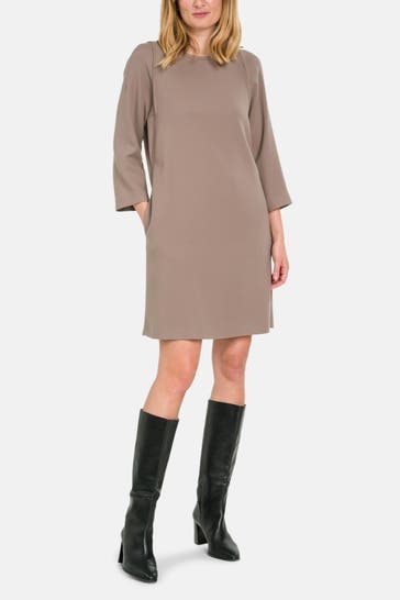 RIANI Kleid hellbraun