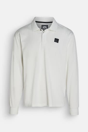 NORTH SAILS Langarm-Polo offwhite