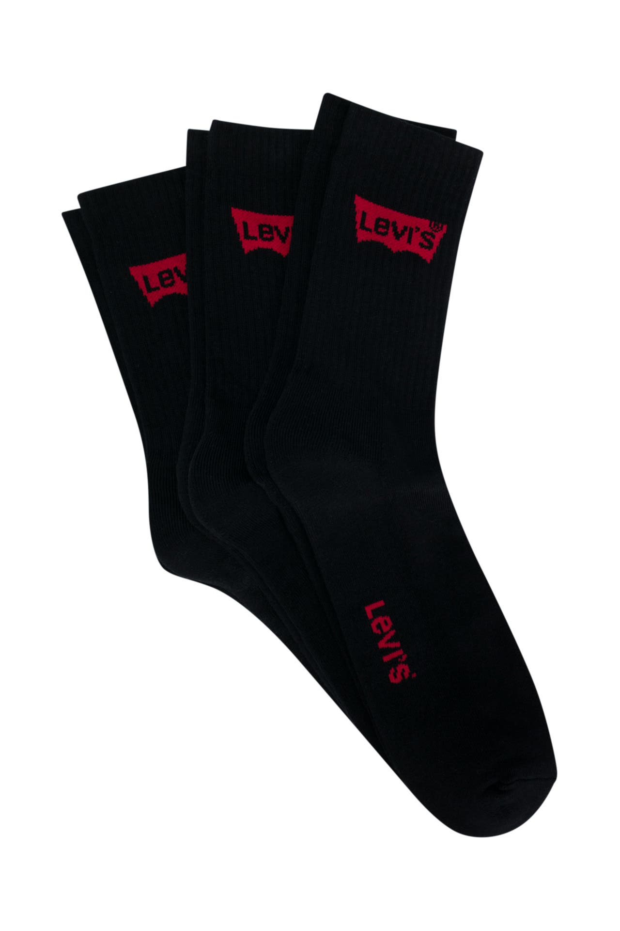 LEVI'S® 3er-Pack Socken schwarz, Bild 1