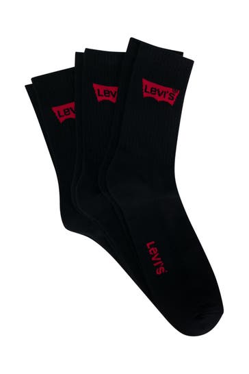 LEVI'S® 3er-Pack Socken schwarz