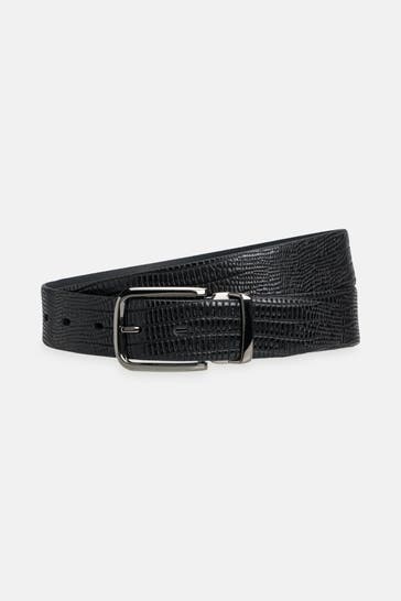 LLOYD BELTS Ledergürtel schwarz