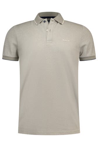 NEW ZEALAND AUCKLAND Polo-Shirt graugrün meliert