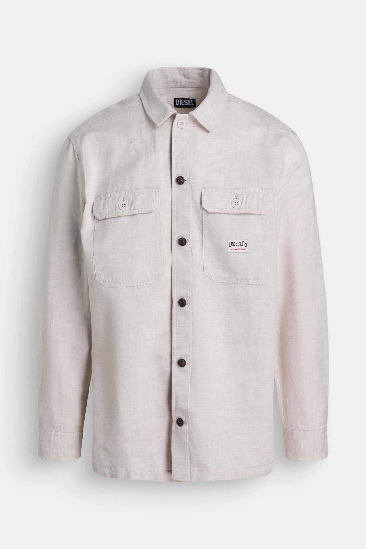 DIESEL Leinenmix-Hemd Regular Fit, Bild 1