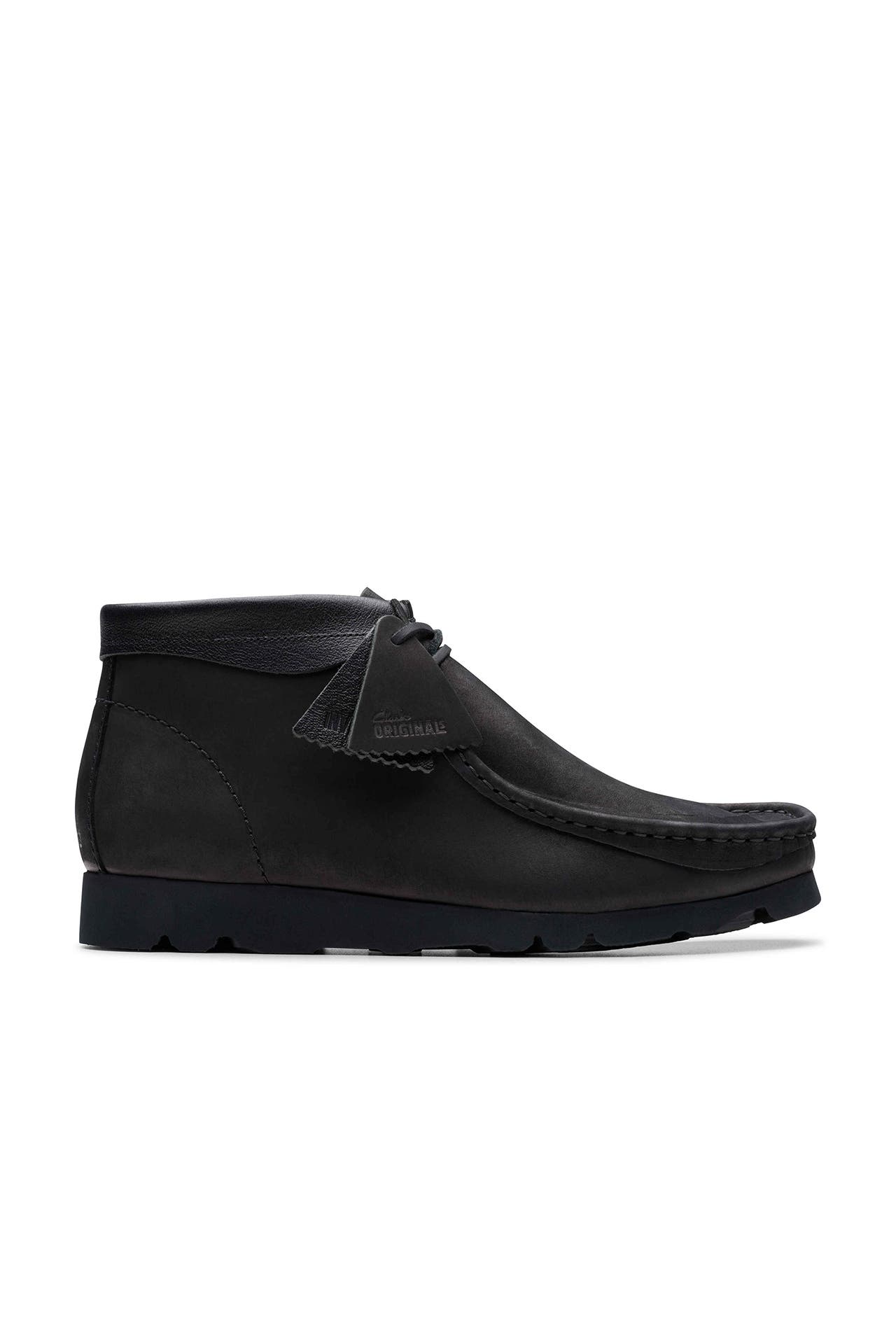 CLARKS Lederschnürer 'Wallabee' schwarz, Bild 1