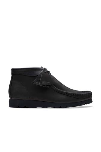 CLARKS Lederschnürer 'Wallabee' schwarz