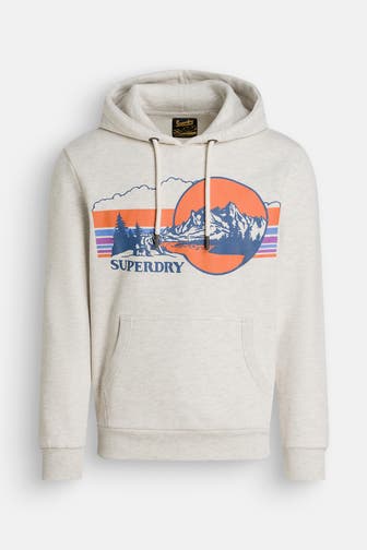 SUPERDRY Hoodie hellgrau