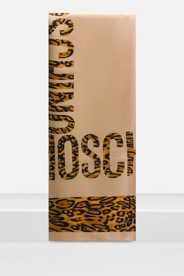 MOSCHINO Seidentuch mehrfarbig
