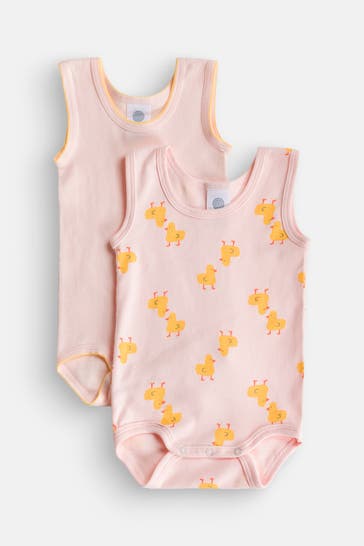 SANETTA 2er-Pack Bodies rosa