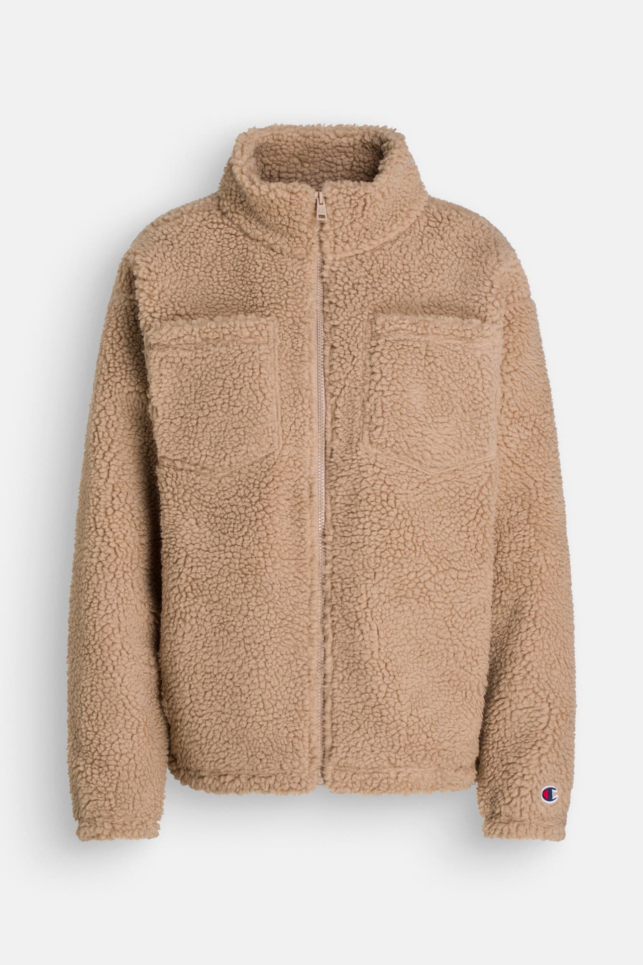 CHAMPION Fleecejacke hellbraun, Bild 1