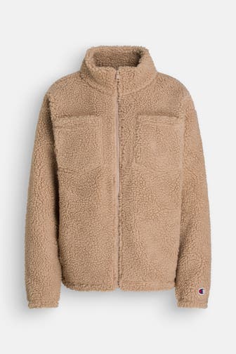 CHAMPION Fleecejacke hellbraun