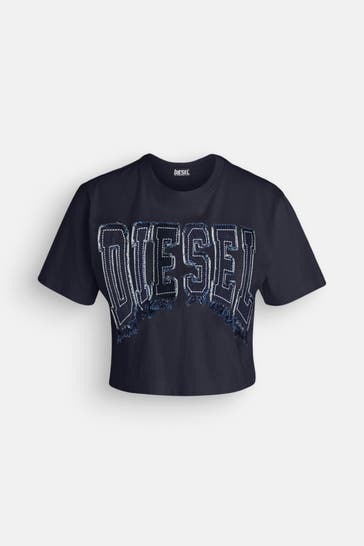 DIESEL T-Shirt nachtblau