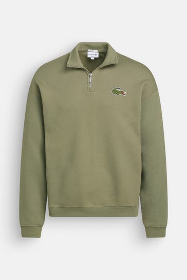 LACOSTE Sweat-Troyer oliv