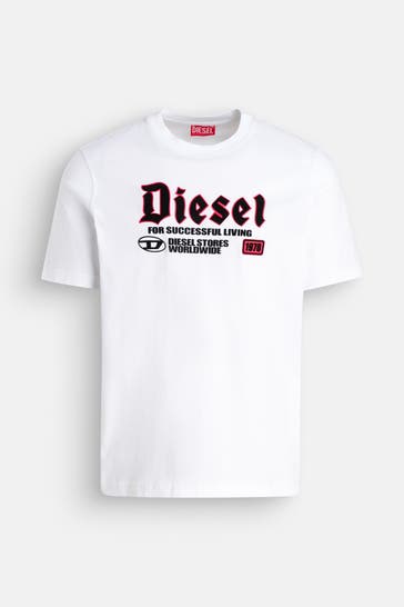 DIESEL T-Shirt weiß