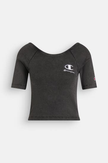 CHAMPION T-Shirt dunkelgrau