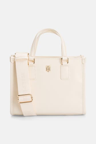 TOMMY HILFIGER Handtasche 'Monotype' offwhite