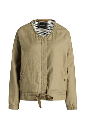 SCOTCH & SODA Leinenmix-Blouson oliv