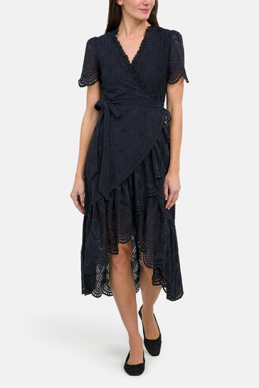 CLAIRE LUISE Wickelkleid navy