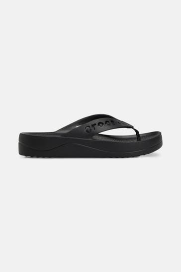 CROCS Zehentrenner 'Baya' schwarz