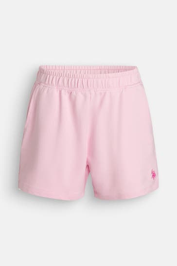 U.S. POLO ASSN. Sweat-Shorts 'Clio' rosa