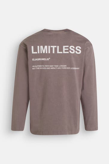 ELIAS RUMELIS Longsleeve 'Nolano' steingrau