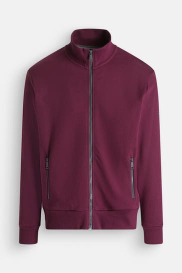 LA MARTINA Sweatjacke burgunder