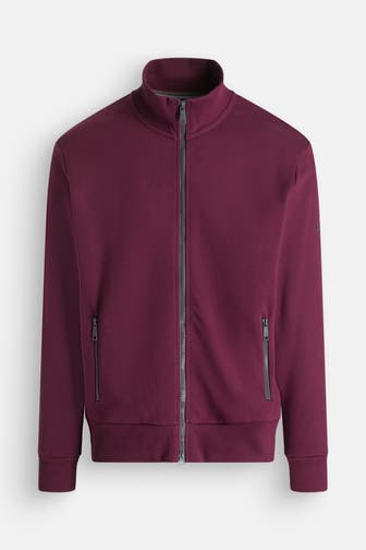 LA MARTINA Sweatjacke burgunder