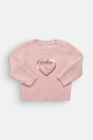 GUESS Strickpullover rosa
