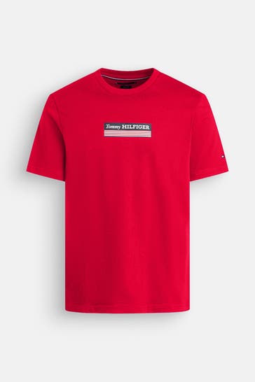 TOMMY HILFIGER T-Shirt rot