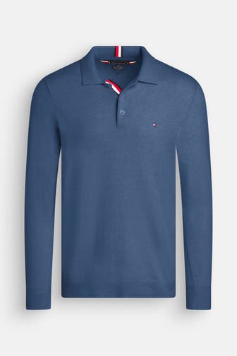 TOMMY HILFIGER Strickpullover azurblau