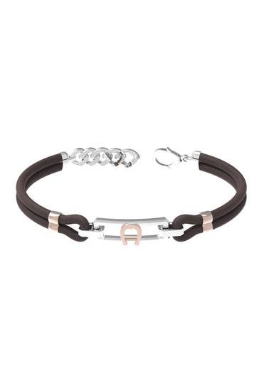 AIGNER Armband 'Vincenzzo' dunkelbraun