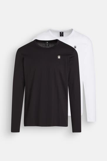 G-STAR 2er-Set Longsleeve mehrfarbig