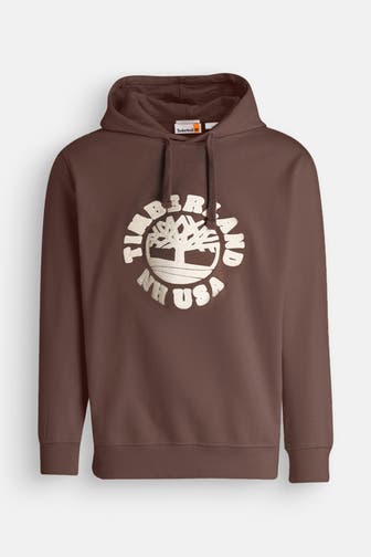 TIMBERLAND Hoodie dunkelbraun