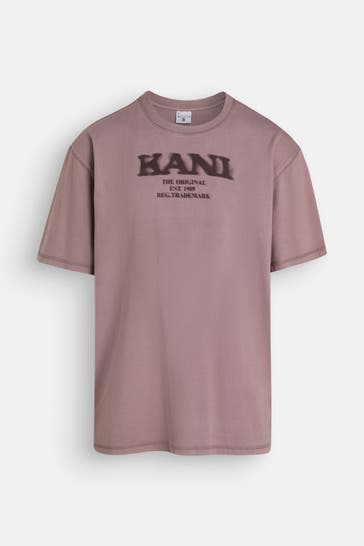 KARL KANI T-Shirt 'Retro Sprayed' taupe